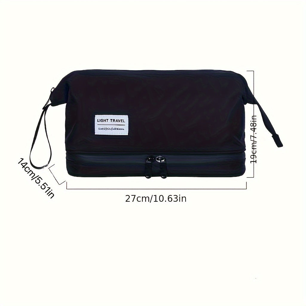Men's Spacious Multi-Compartment Toiletry Bag