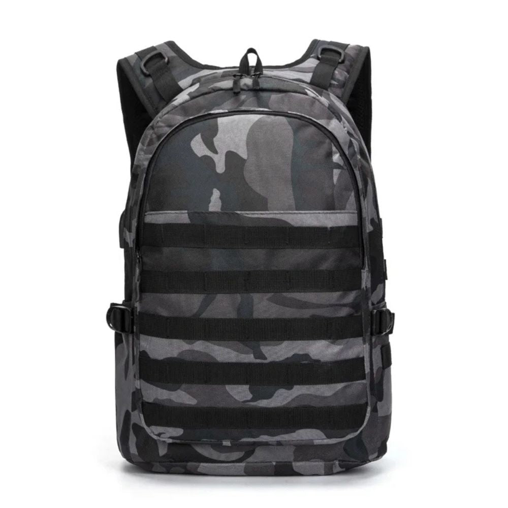 Titan | Men's Camouflage Hard Shell Travel Laptop Backpack with USB Charging