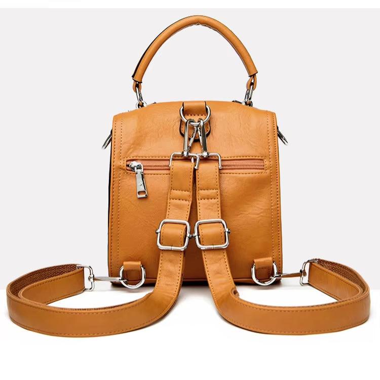 Stella | Vintage Leather Women's Travel Backpack
