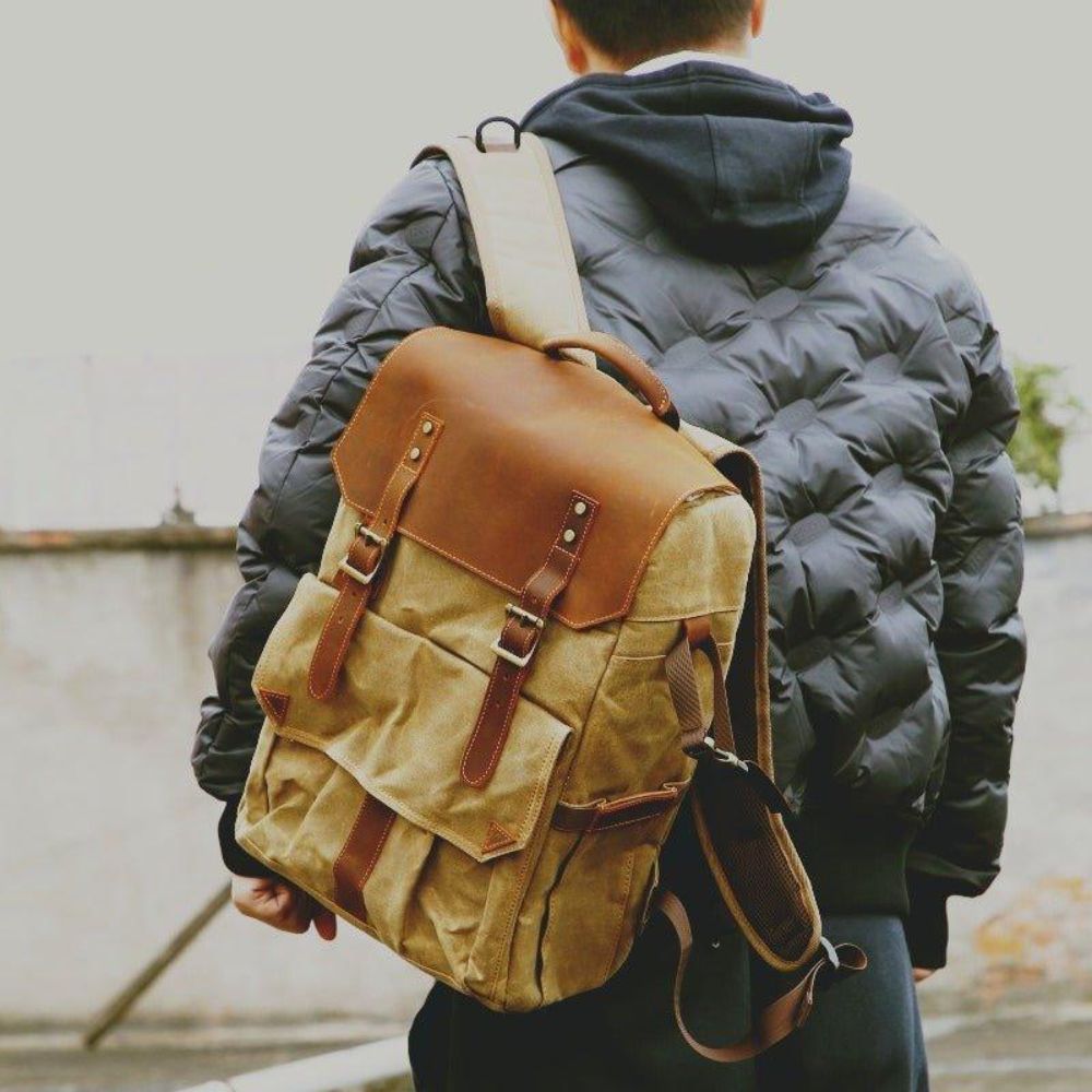 Rylee | Waterproof Canvas Travel Camera Backpack