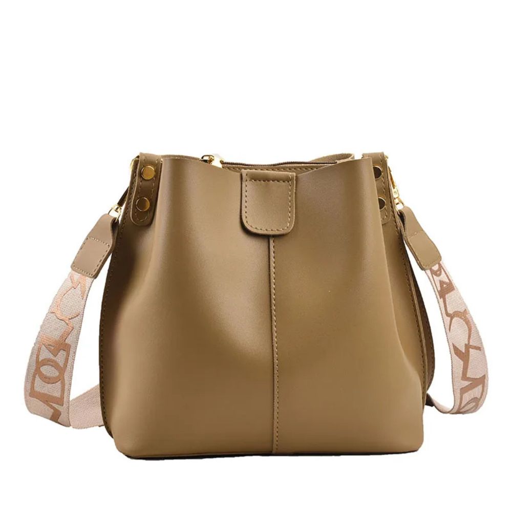 Isla | PU Leather Women's Crossbody Bucket Bag