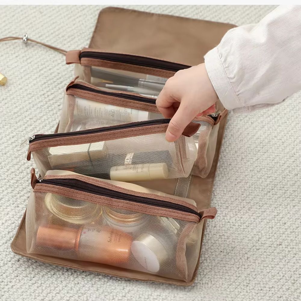 Nova | 4-in-1 Women's Hanging Travel Toiletry Cosmetic Makeup Bag