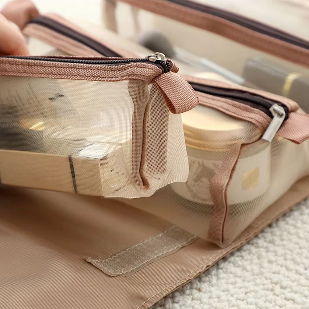 Nova | 4-in-1 Women's Hanging Travel Toiletry Cosmetic Makeup Bag