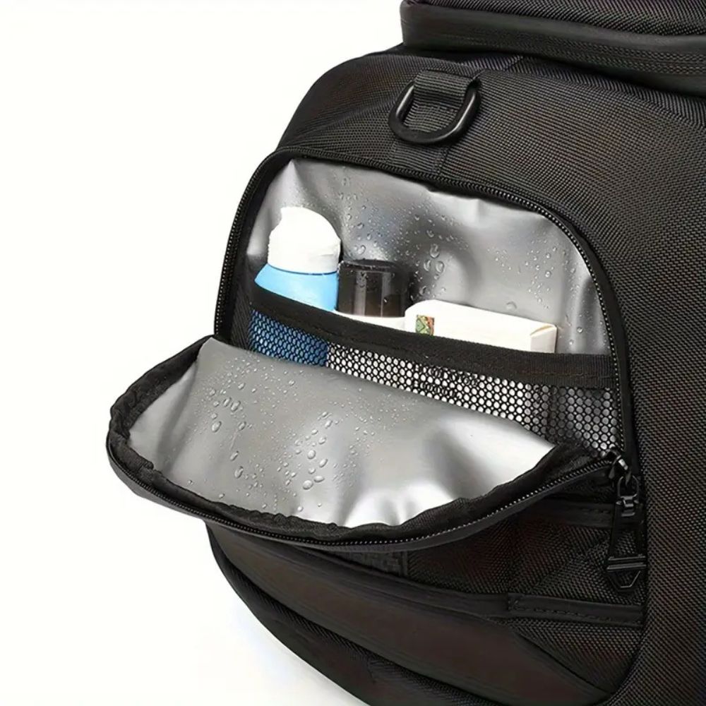 Men's Large Oxford Sports Gym Travel Duffle Bag with Wet/Dry Compartment