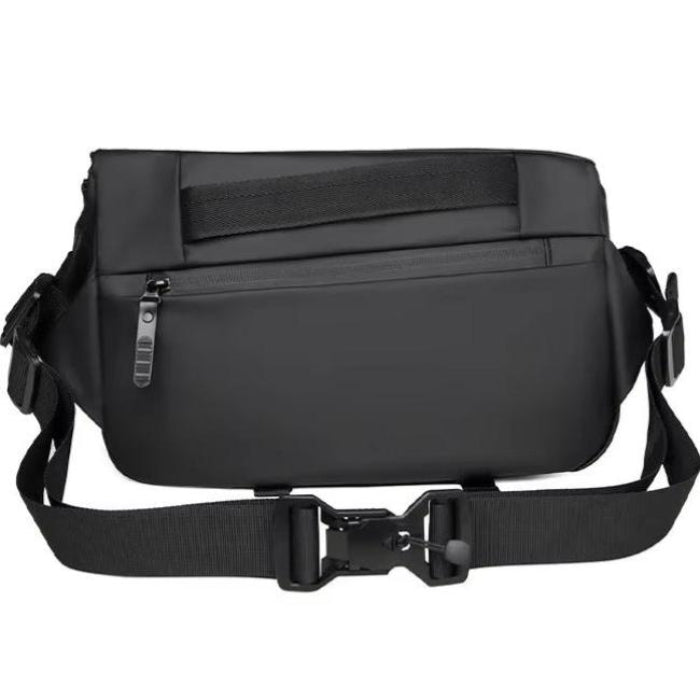 Men's Anti-Theft Expandable Crossbody Messenger Sling Travel Bag
