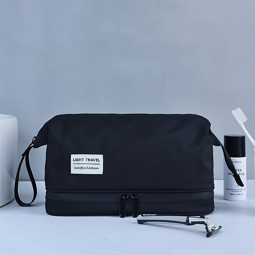 Men's Spacious Multi-Compartment Toiletry Bag
