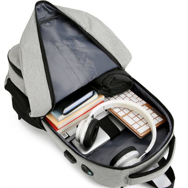 Waterproof Laptop Backpack with USB Spacious Multi Compartment