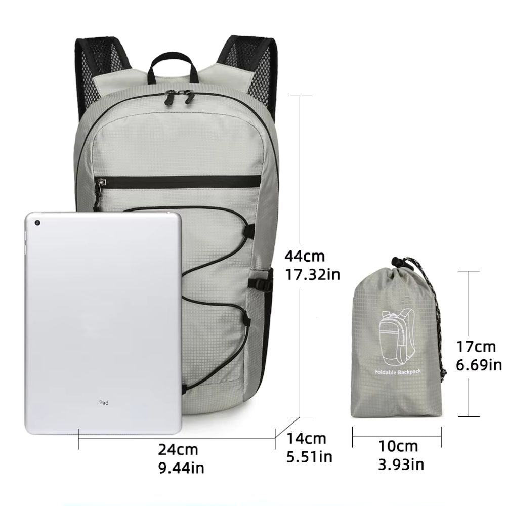 Ultra-Lightweight Foldable Unisex Travel Hiking Backpack