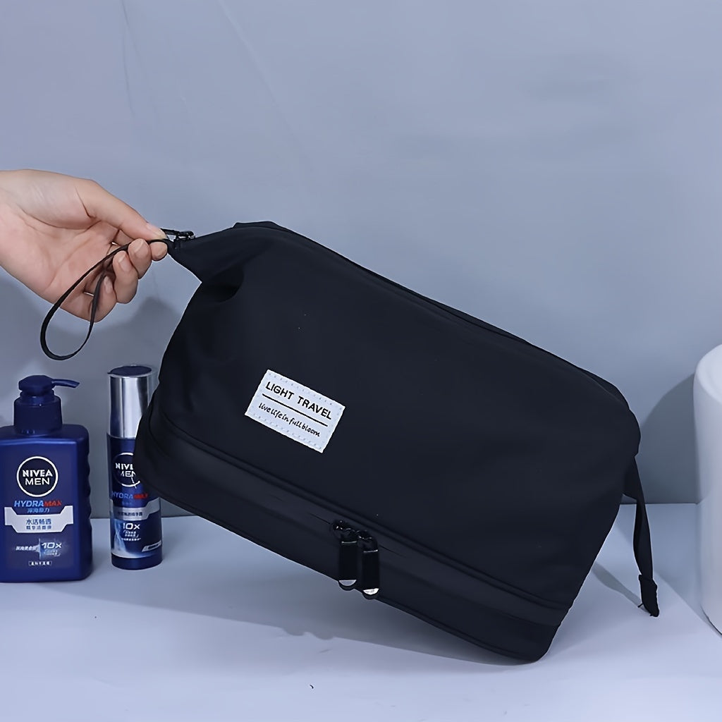 Men's Spacious Multi-Compartment Toiletry Bag
