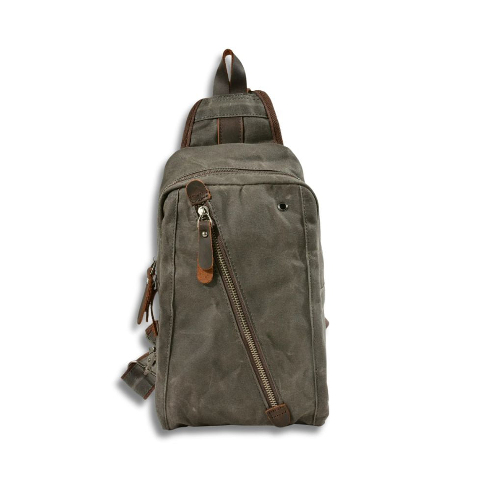 Harry | Men's Waxed Canvas Crossbody Bag