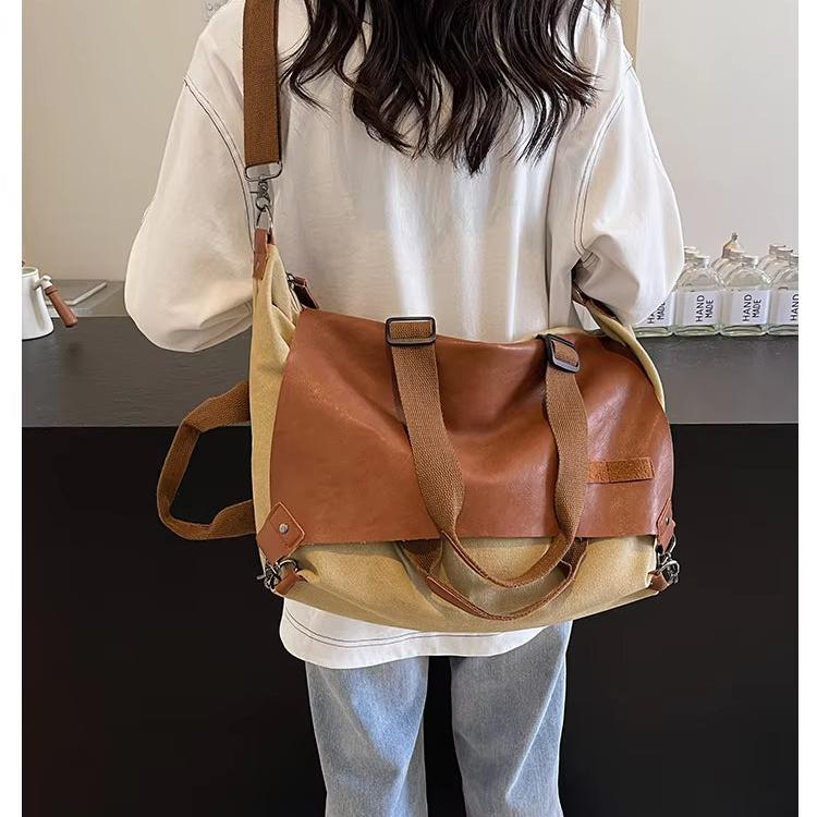 Clara | Women's Retro Canvas Large Capacity Crossbody Messenger Bag