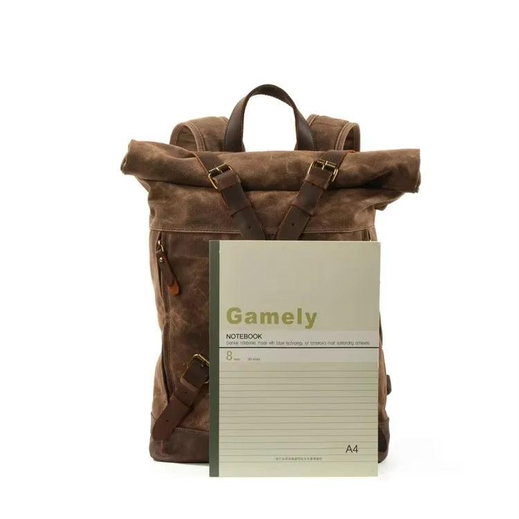 Mason | Men's Waterproof Vintage Canvas Large Travel Hiking Laptop Backpack