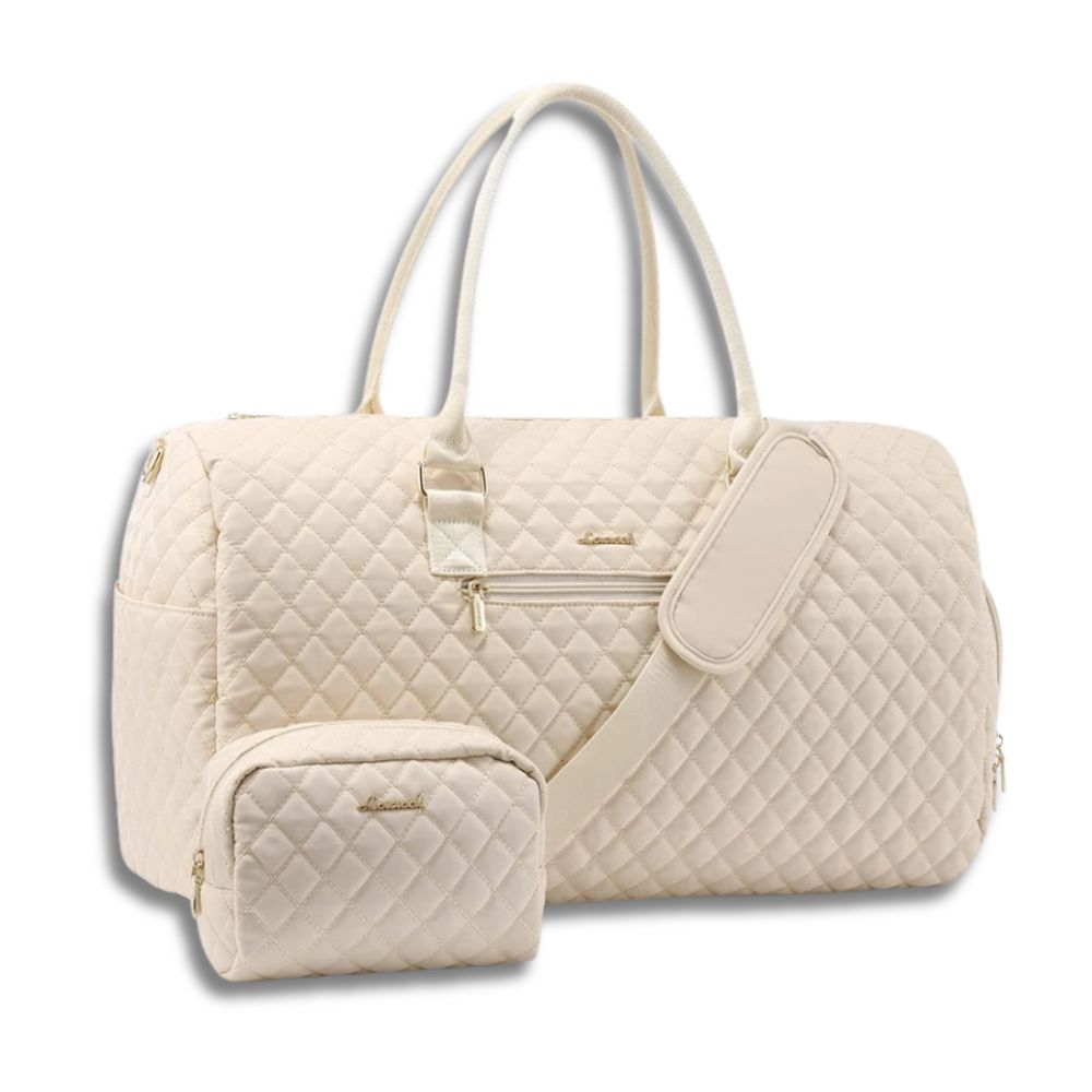 Women's Weekender Travel Duffle Bag with Toiletry Pouch