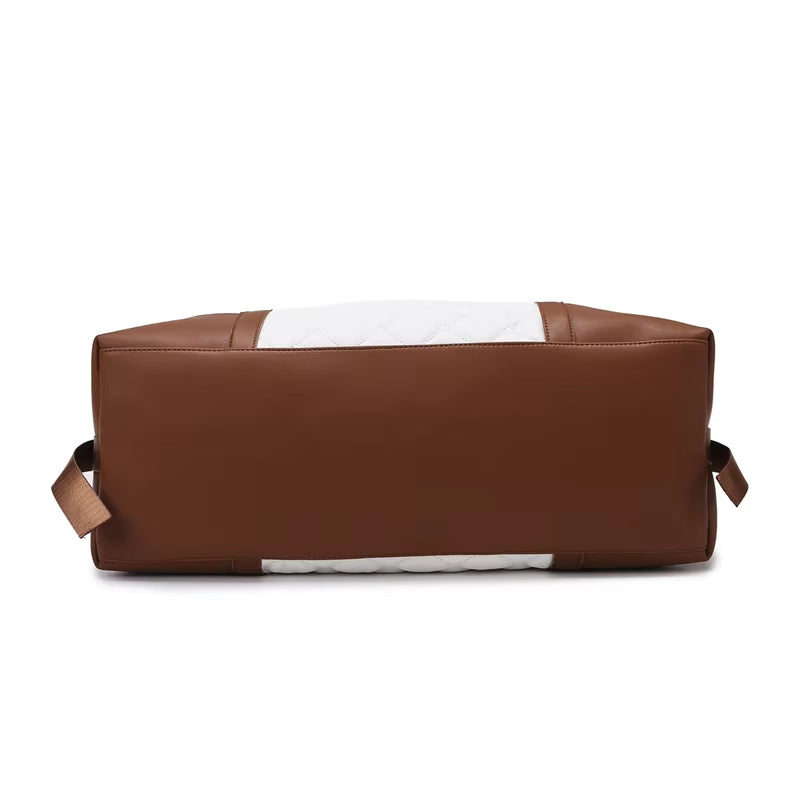 Sofia | Women's Diamond-Pattern Large Capacity Sports Travel Garment Duffle Bag