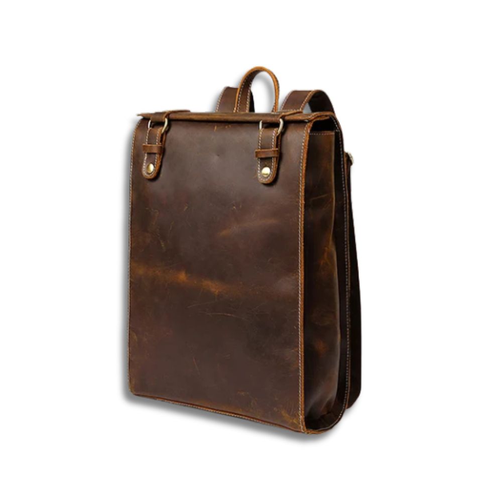 Mason | Men's Vintage Leather Travel Laptop Backpack