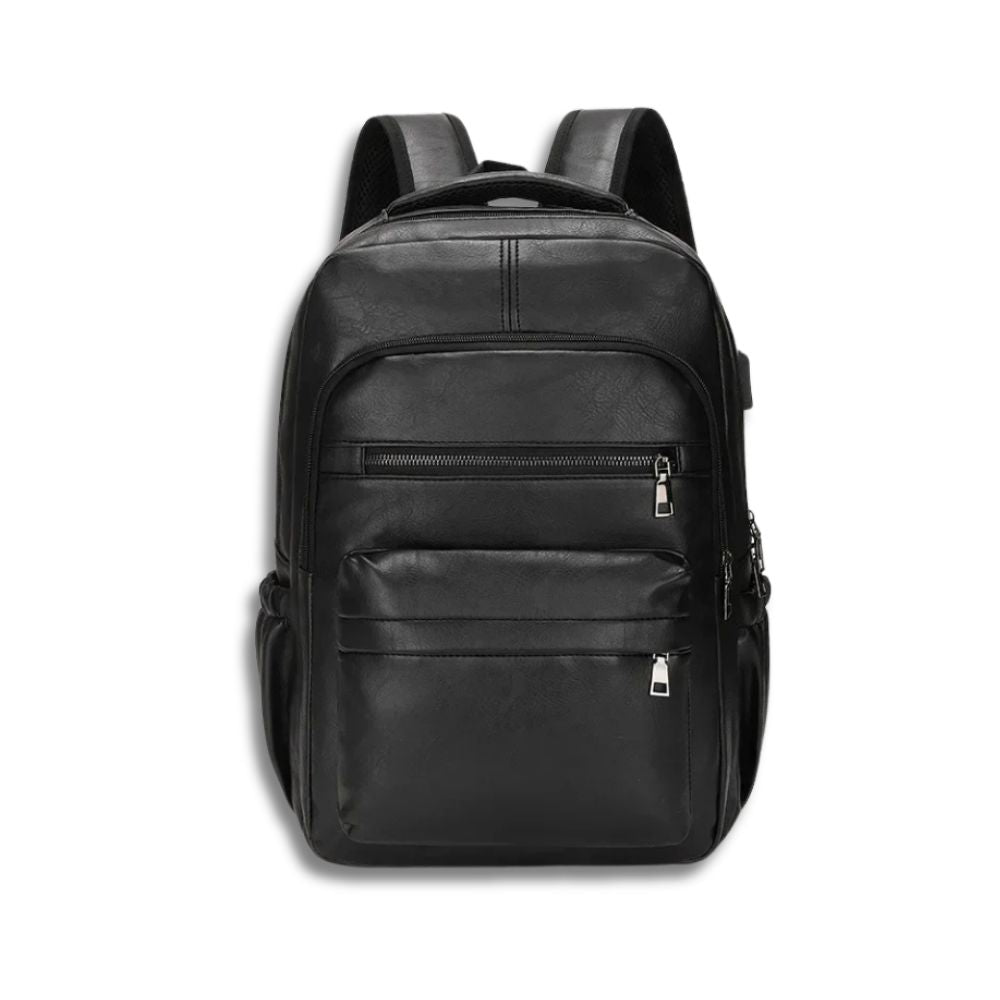 Elliot | Men's Vintage PU Leather Travel Laptop Backpack