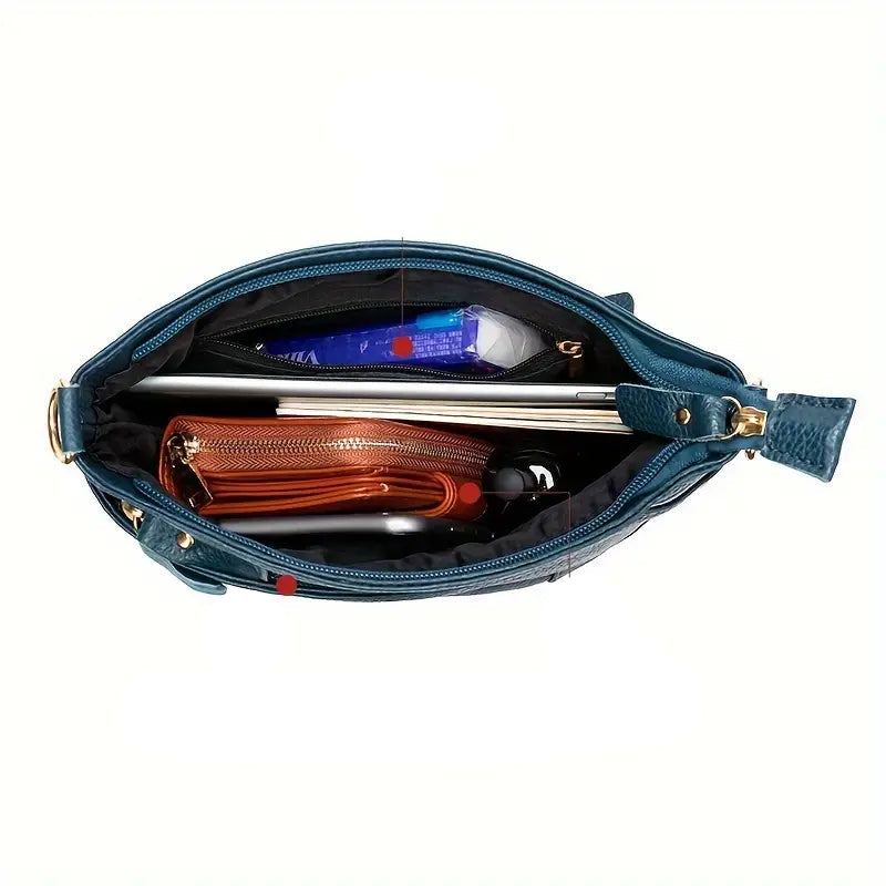 Grace | Women's Vintage Leather Large Crossbody Sling Bag