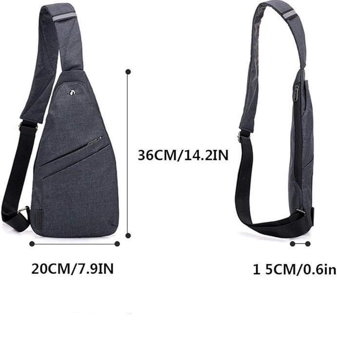 Men's Anti-Theft Crossbody Sling Chest Bag