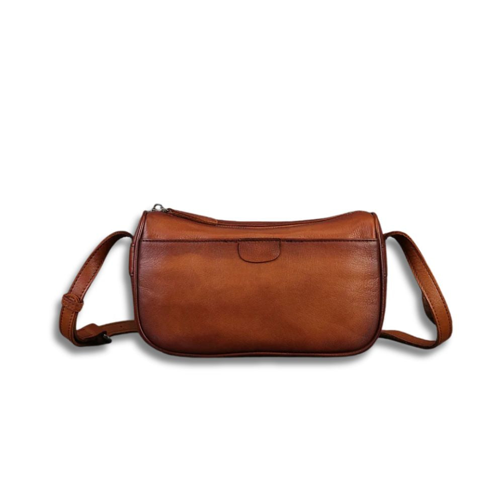 Carmen | Women's Vintage Genuine Leather Small Crossbody Bag