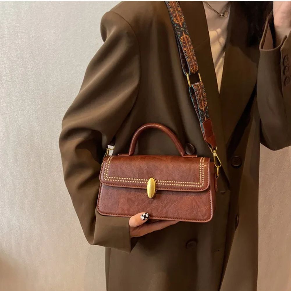 Eleanor | Women's Retro Leather Small Crossbody Handbag