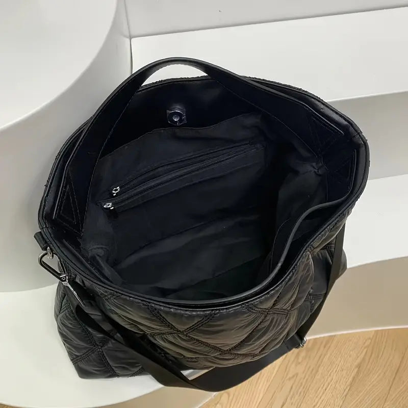 Lila | Women's Lightweight Puffer Crossbody Messenger Handbag