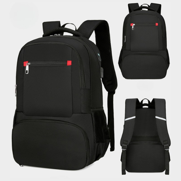 Waterproof Laptop Backpack with USB Spacious Multi Compartment