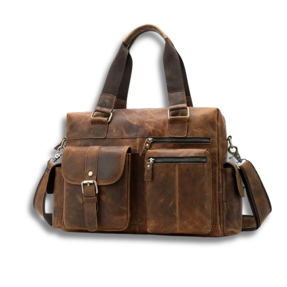 Daniel | Unisex Vintage Leather Travel Messenger Crossbody Bag