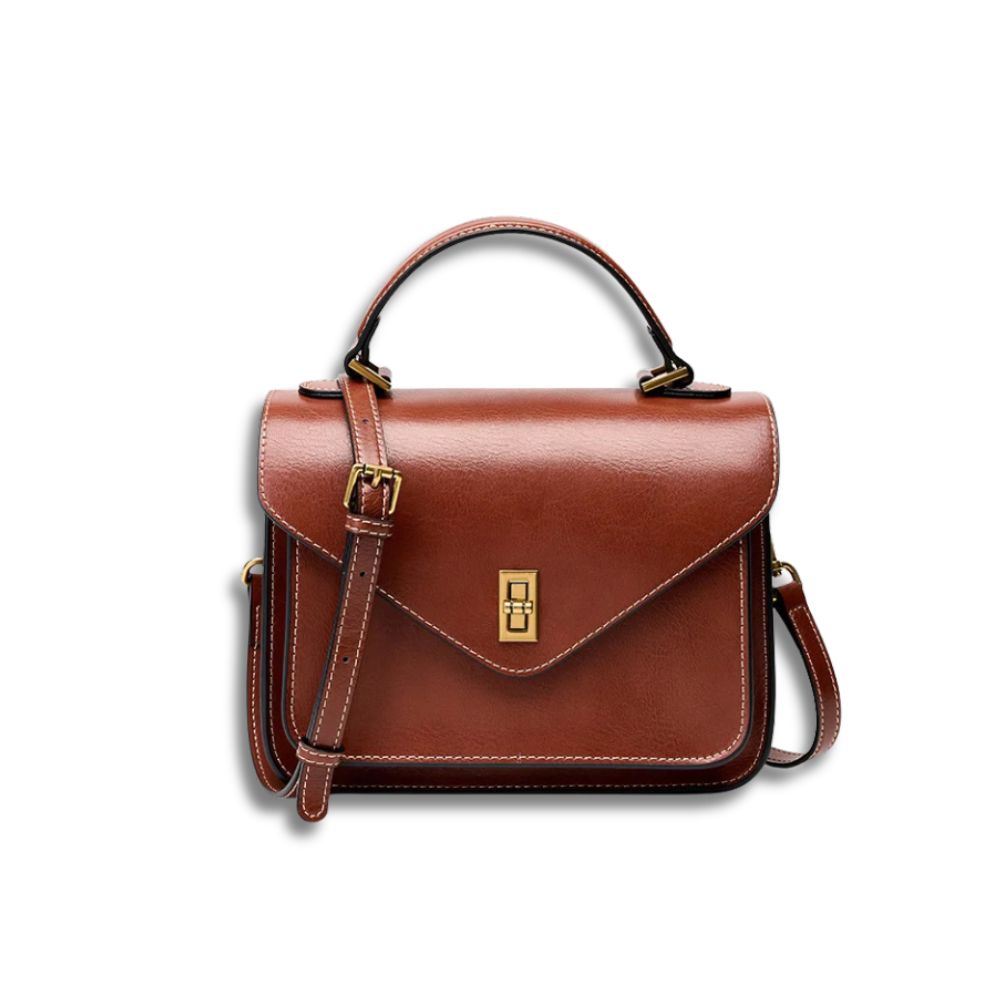 Mariana | Women's Compact Leather Small Satchel Crossbody Handbag