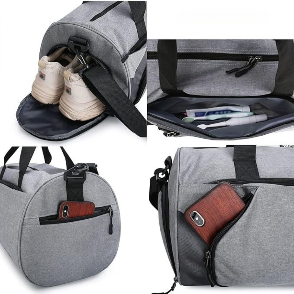 43L Unisex Sports Gym Travel Waterproof Duffle Bag