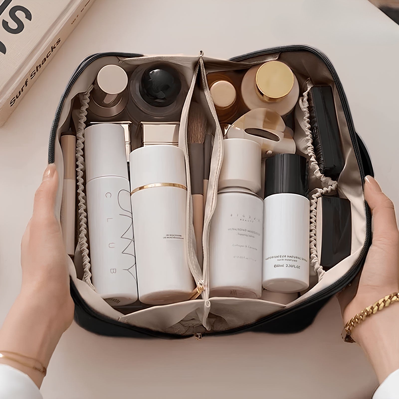 Womens Chic Cosmetic Travel Bag