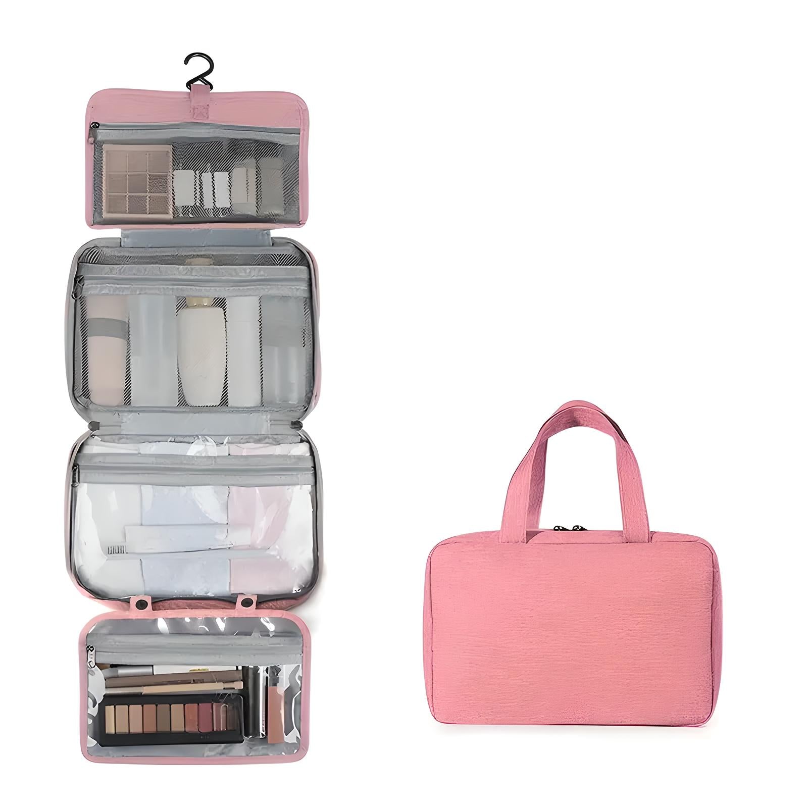 Sam | Multi-Compartment Hanging Toiletries Organiser Bag