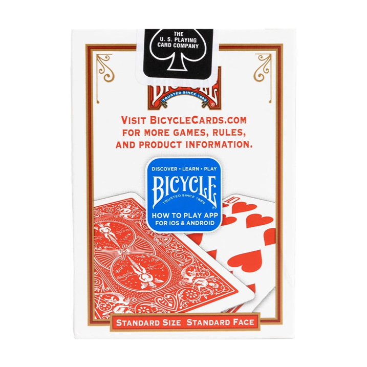 Bicycle Standard Rider Back Playing Cards, 2-Pack Deck of 52 Cards Plus Jokers, Classic Poker Size Card Deck for Poker Bridge Rummy and Card Games, Smooth Linen Finish Cards for the Gentleman's Table, Cigar Lounge, and Travel