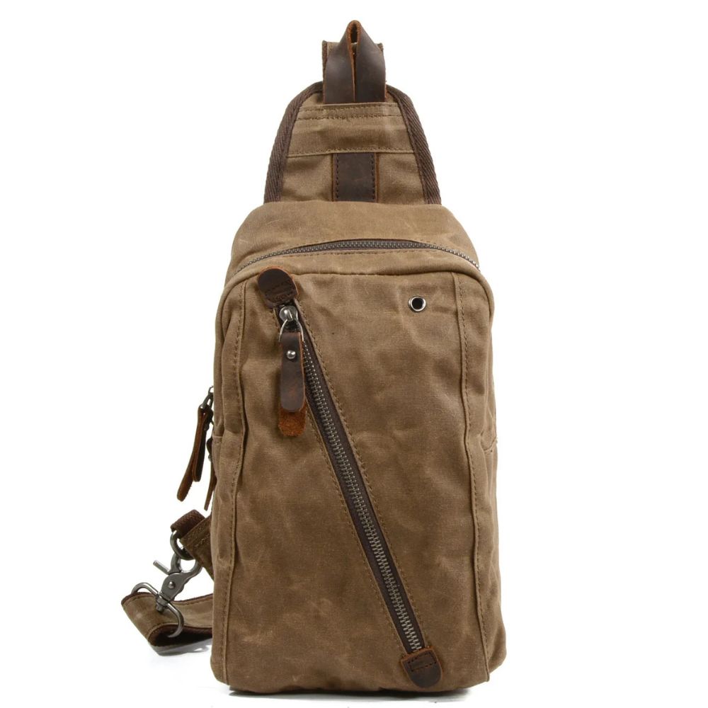 Harry | Men's Waxed Canvas Crossbody Bag