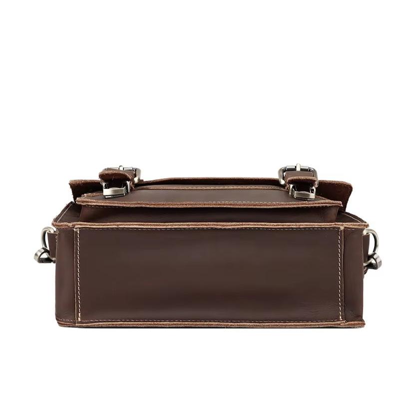 Jamie | Men's Vintage Crazy Horse Leather Crossbody Handbag