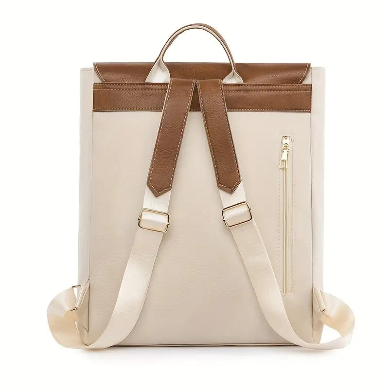 Evelyn | Women's Vintage Buckle Flap Travel Laptop Backpack