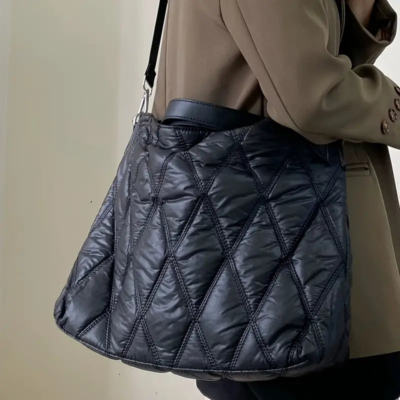 Lila | Women's Lightweight Puffer Crossbody Messenger Handbag