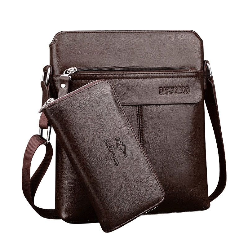 Maverick | Men's Classic Anti-Theft Leather Crossbody Bag