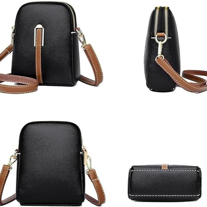 Ally | Women's Retro Mini Leather Crossbody Sling Bag