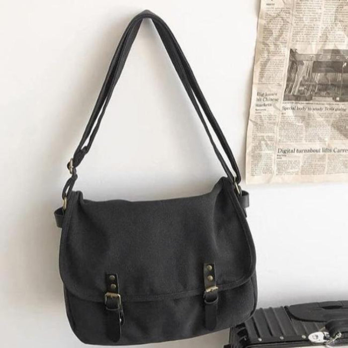 Alexander | Men's Vintage Canvas Large Crossbody Messenger Bag
