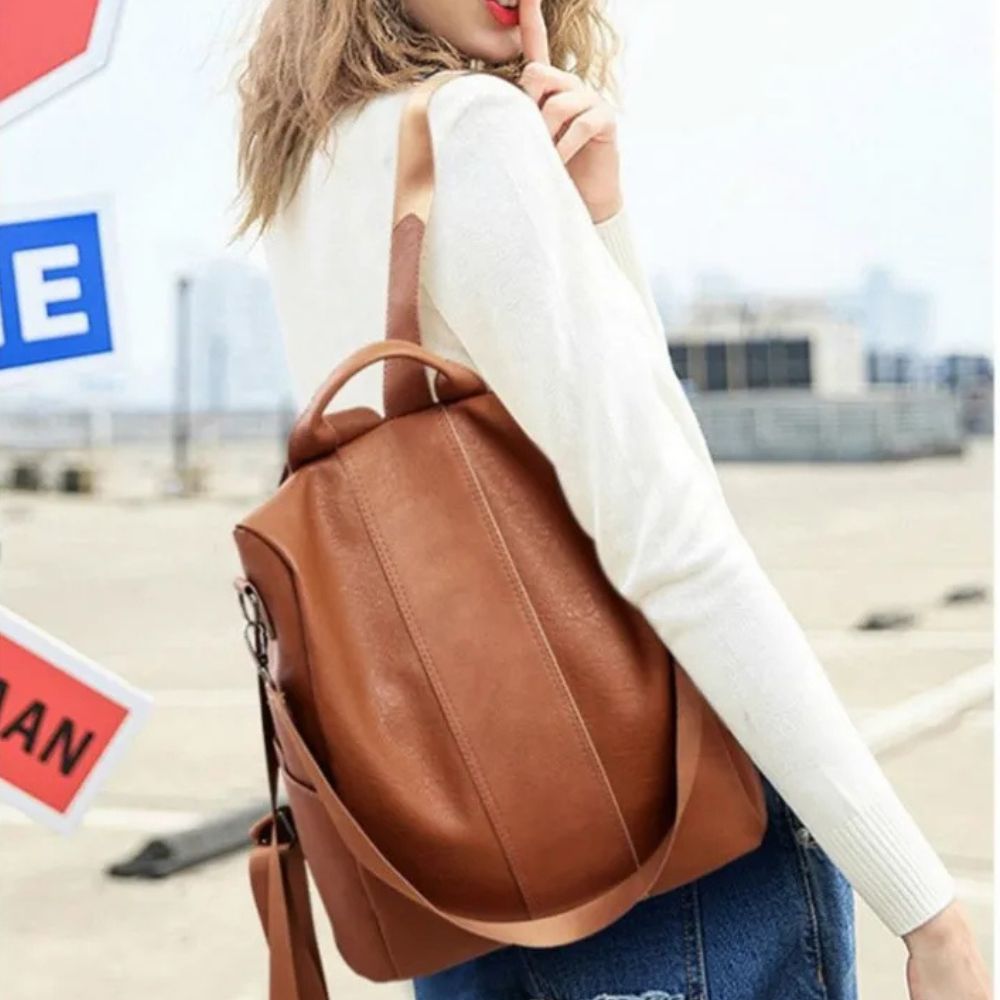 Azalea | Women's Waterproof Leather Travel Backpack