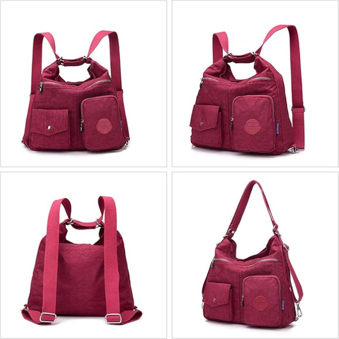 Mira | Women's Large Capacity Waterproof Nylon Crossbody Messenger Travel Bag