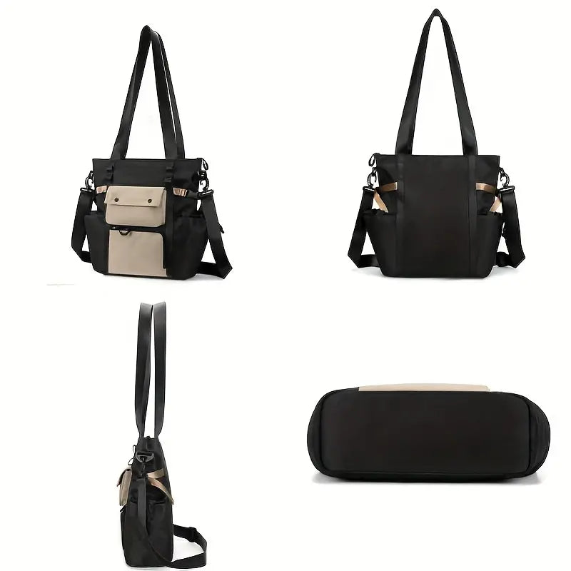 Lydia | Women's Lightweight Canvas Multi-Pocket Crossbody Messenger Bag