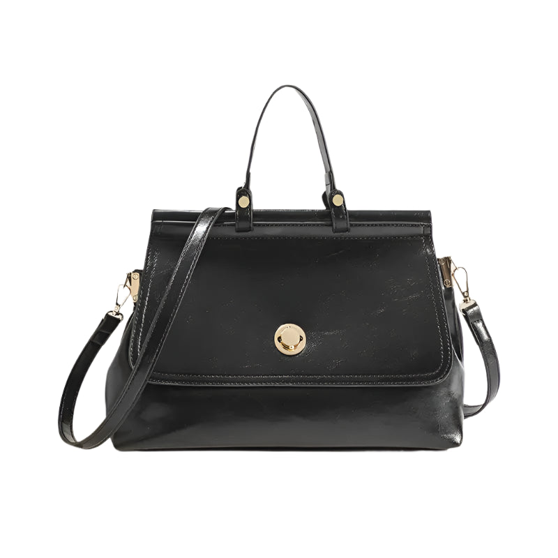 Ann | Women's Chic Vintage Faux Leather Crossbody Messenger Handbag