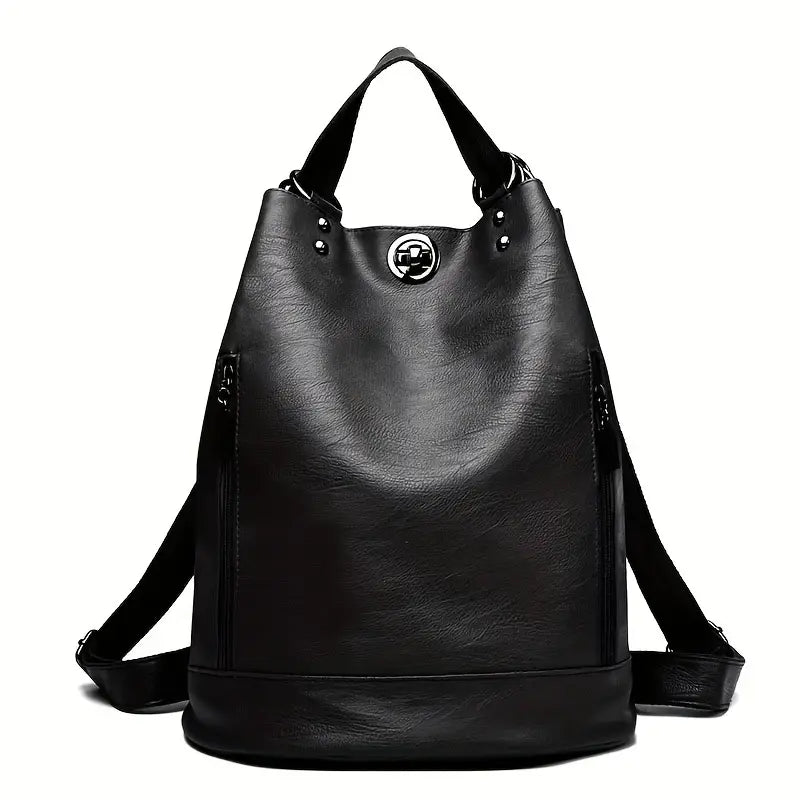 Aurora | Women's Vintage Convertible Vegan Leather Travel Backpack