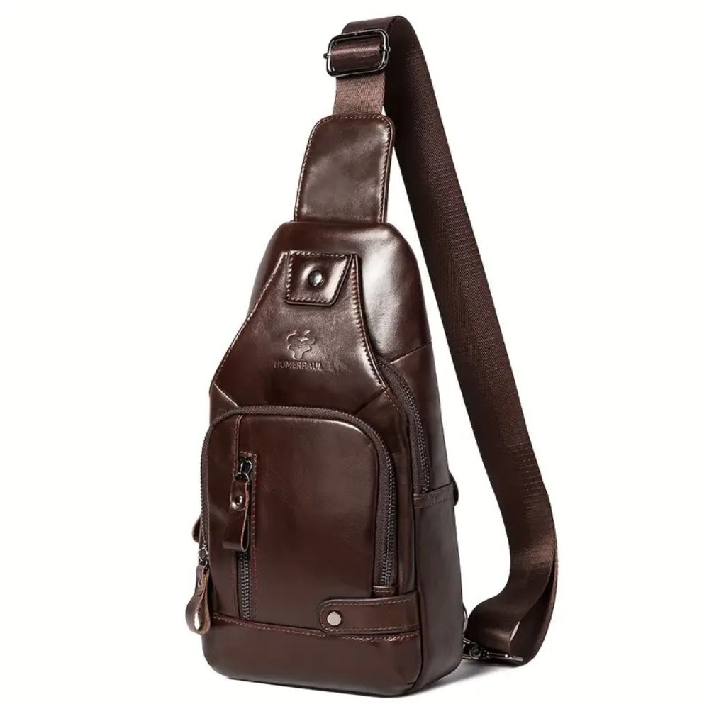 Logan | Men's Genuine Leather Travel Crossbody Bag