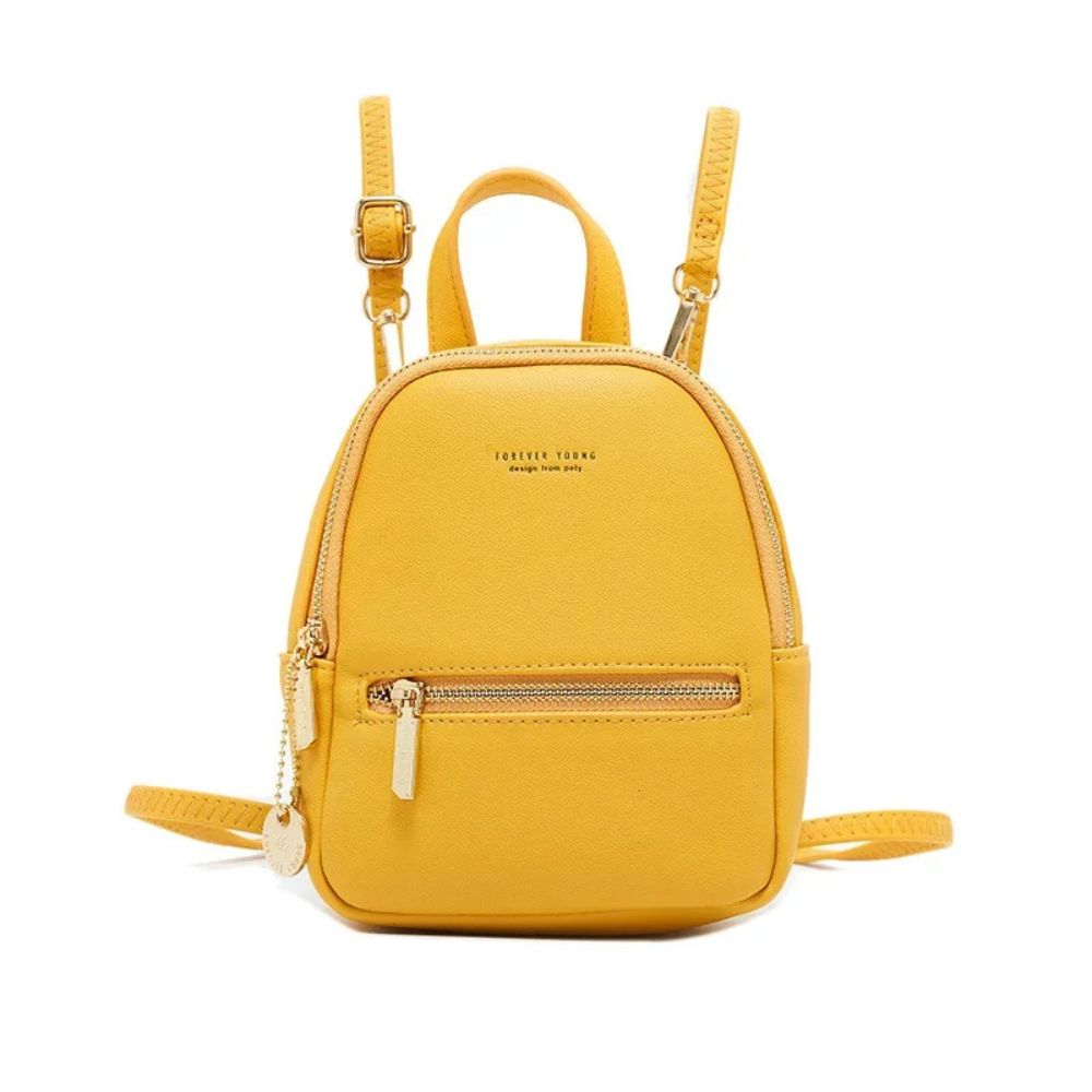 Lily | Women's Mini Faux Leather Backpack
