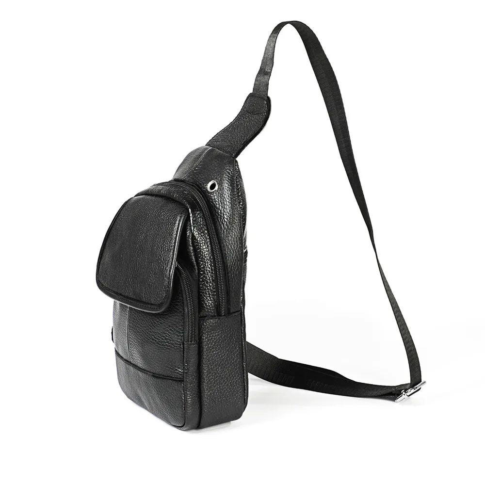 Mckenzie | Men's Leather Luxury Crossbody Travel Bag
