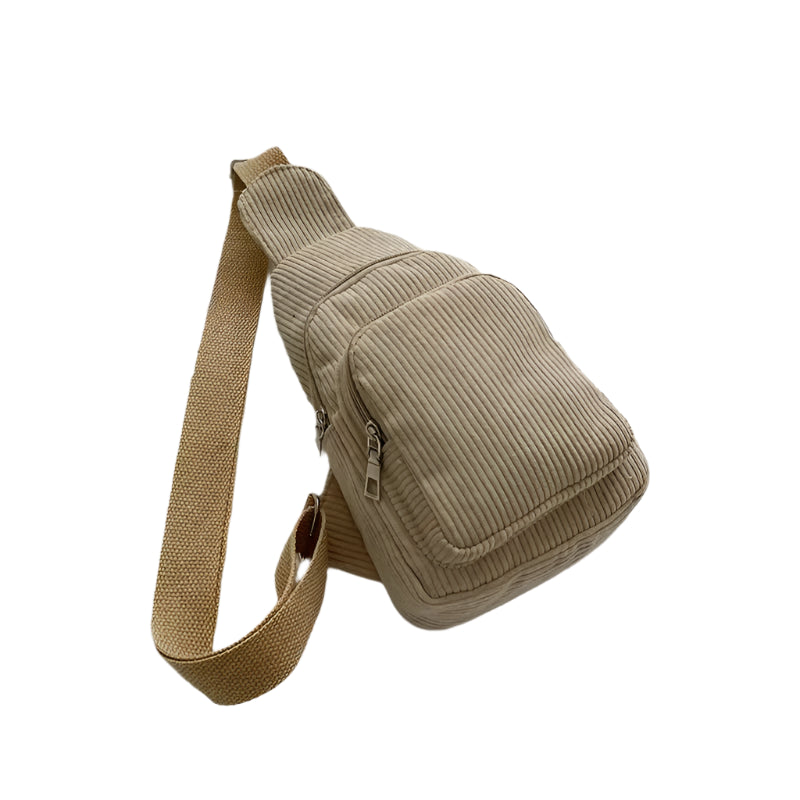 Olivia | Women's Vintage Corduroy Small Crossbody Sling Bag
