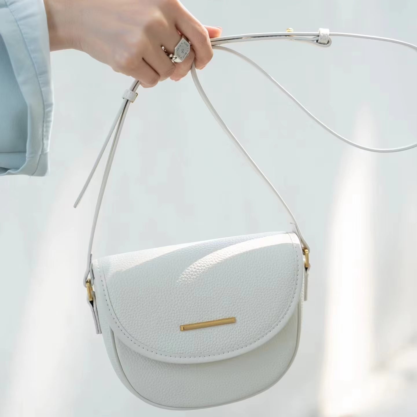 Ella | Women's Pebbled Leather Mini Crossbody Bag