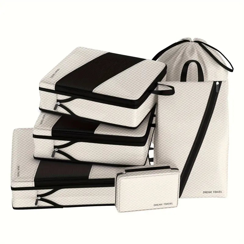 Harry | 6 Pack Compression Packing Cubes Travel Organisers